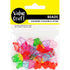 Plastic Bright Colours Butterfly Shape Beads